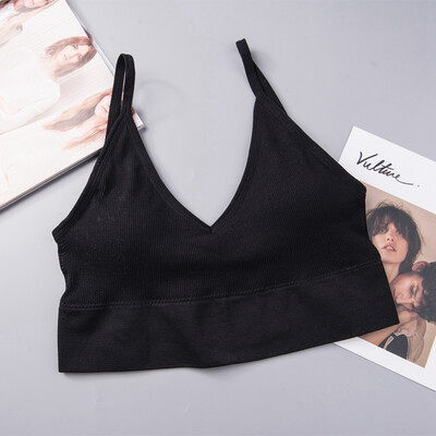 

Summer Girls Tank Top Womens Padded Tube Top Thin Wirless Cropped Top Underwear
