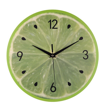 

Gobestart Silent Sweep Modern Elegant Fruit Creative Digital Clock Home Decoration Gift