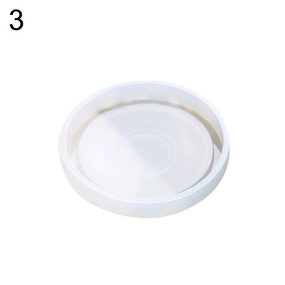 

RoundSquareHexagon Tea Saucer Silicone Mold Flower Pot Tray Mould DIY Tool