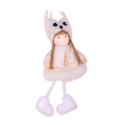 

Plush Angel Cute Girls Doll Christmas Pendants Decorative Hanging Ornaments Holiday Figurine Gift Decorations