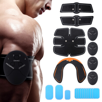 

SHENGMI Abs Trainer Abdominal Belt EMS Muscle Stimulator with LCD Display & USB Rechargeable