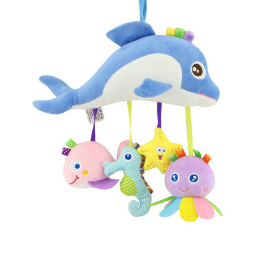 

Tailored Baby Music Baby Rattle Plush Teether Baby Carriage Hanging Bell Toy Doll
