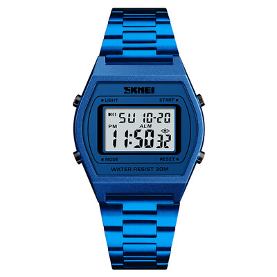

SKMEI 1328 Men Fashion Casual Sports Wristwatch Analog Digital Watch 3ATM Water Resistant Stainless Steel Strap Backlight Multifun