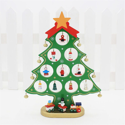 

Tailored Christmas tree Santa Claus Snowman Wooden Swing Decoration Decoration