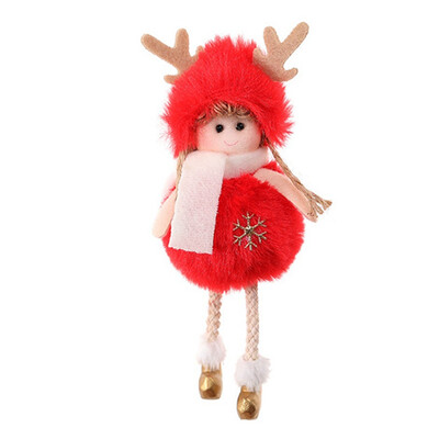 

Christmas Angel Snowflake Plush Doll Toy Christmas Tree Pendant Decoration Home