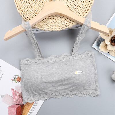 

Lace Floral Side Tank Top For Women Thread Solid Color Stretchable Anti-light Beauty Back Tank Top Vest Intimate