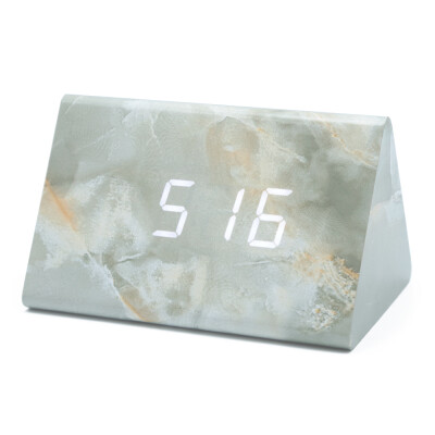 

LED Sound Control Wooden Clock