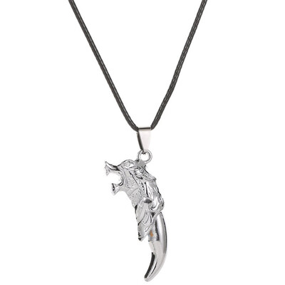 

Fashion Retro Men Necklace Life Tree Lizard Clam Cross Pendant Leather Necklace