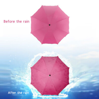 

JPGIF Travel Parasol Folding Rain Windproof Umbrella Folding Anti-UV SunRain Umbrella