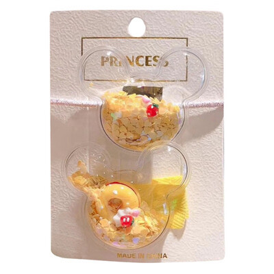 

Girls Hair Clips Cute Cartoon Shape Hair Pin Rope Ponytail Set Children Princess Hair Accessories