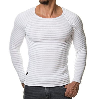 

Men Sports Athletic Tops Long Sleeve Crew Neck Muscle Tee Shirts Slim Pullover