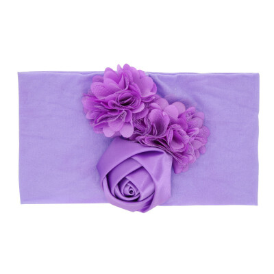 

Baby Cute Girls Floral Design Headband Headwear Apparel Photography Prop Party Gift