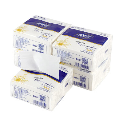 

XIN BAIJIE wooden paddle double 150 pumping 1 pack small pumping tissue paper facial tissue 18918
