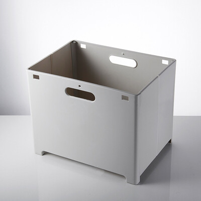 

Toponeto Punch-free Folding Storage Basket Bathroom Wall Hanging Laundry Storage Basket