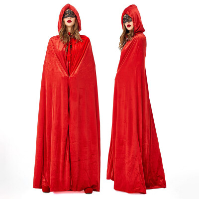 

Toponeto Fashion Women Halloween Christmas Cosplay Vintage Gothic Middle Ages Dress Cloak