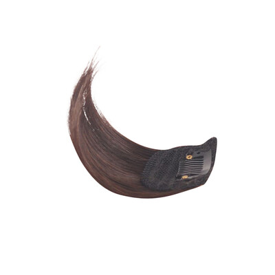 

Gobestart Real Hair Pad Fashion Wig Fringe Cover Bald Heat Resistant Anti-real Hair