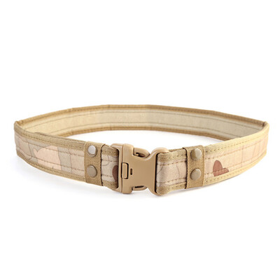 

Army Style Combat Tactical Heavy Duty Waist Belt Quick Release Buckle Canvas Waistband Outdoor Hunting
