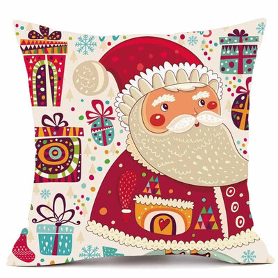 

Tailored Merry Christmas Pillow Cases Super Cashmere Sofa Cushion Cover Home Decor