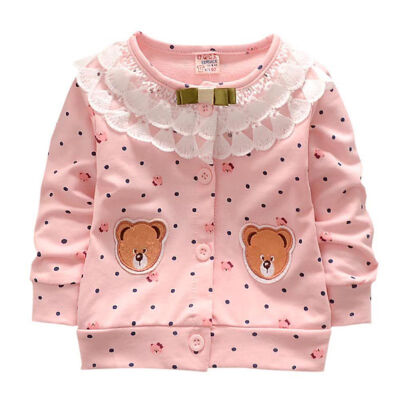 

2019 New Baby cotton Tops autumn Winter Small children round necked strawberry hedging Kids long sleeves hot sale