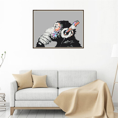 

Gobestart 5D Embroidery Paintings Rhinestone Pasted DIY Diamond Painting Cross Stitch