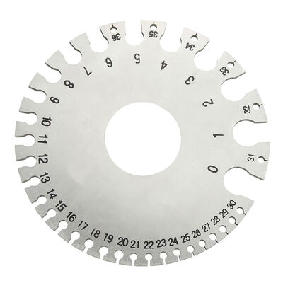 

Stainless Steel Wire Thickness Line Diameter Measurer Tester Ruler Gauge Cord Diameter Metal Measuring Tool