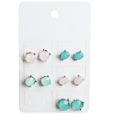

2019 New Funny Fashion Resin Stud Earrings Set