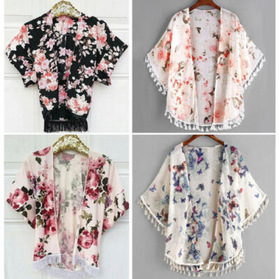 

USA Toddler Kids Baby Girl Cardigan Outfits Kimonos Coat Jacket Cover Up Clothes