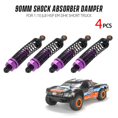 

4pcs Shock Absorber Damper 90mm RC Car Parts for 110 JLB HSP EM DHK HPI RC Car Short Truck