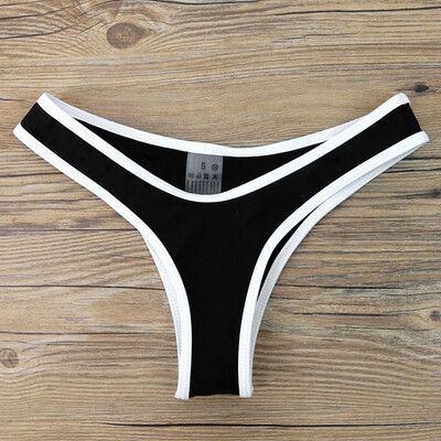 

SXL Summer Women Ladies Sexy Bikini Swimwear Polyester Underpants Bottom Panties Black Red