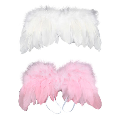 

Newborn Photography Accessories Outfits Feather Wings Baby Photo Props Handmade Infants Crochet Costumes