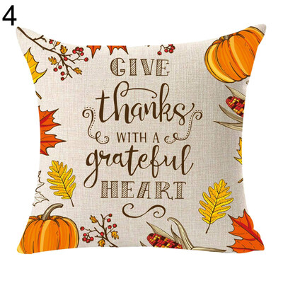 

Pumpkin Fall Harvest Linen Pillow Case Cushion Cover Sofa Bed Car Office Decor