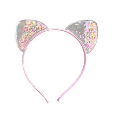 

Baby Cute Girls Sequins Ear Design Headband Headwear Apparel Photography Prop Party Gift