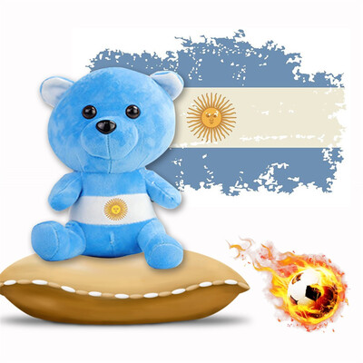 

Siaonvr Adorable Cartoon Creative National Flag Soft Bear Doll Stuffed Plush Doll Toys