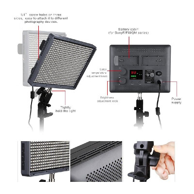 

Aputure Amaran HR672C 672pcs LEDs Video Light CRI95 Light Panel Brightness Color Temperature Adjustment with Batteries Wireless R