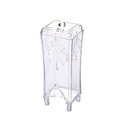 

Transparent Makeup Cotton Pad Storage Box Acrylic Cotton Swab Box Household Cosmetic Organizer Case Storage Box Makeup Boxes