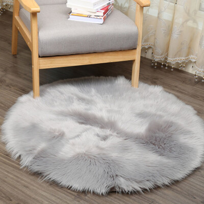 

Toponeto Soft Artificial Sheepskin Rug Chair Cover Artificial Wool Warm Hairy Carpet Seat