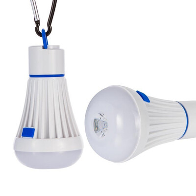 

Portable Camping Tent Light Bulb 4 Modes Fishing Lantern Lamp Outdoor Hanging Soft Lighting Light bulb With Magnet