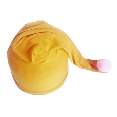 

Newborn Baby Hat Cotton Double-Layer Hand-Tailed Hat Hair Ball Caps Toddler Girls Sleep Tire Caps Child Cap