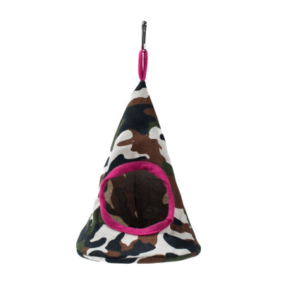 

New 5 Colors Pet Cone Basket Birdhouse Hammock Plush Bird Toys Parrot Hammock Warm Hammock Pet Cave Cage Tent Toy House