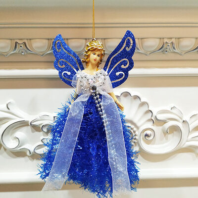 

Christmas Angel Sparkle Doll Hanging Xmas Tree Pendants Ornaments Home Decor