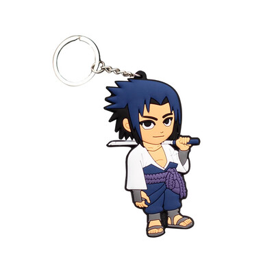 

CAR-TOBBY Anime Keychain Naruto Uchiha Sasuke Keychain Key Ring Kids Hot Gift