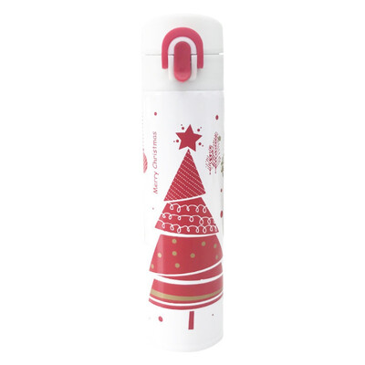 

Christmas Unique Creativity Vacuum Insulated Water Bottle Portable Stainless Steel Leak-Proof Thermos