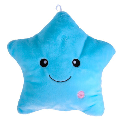 

4035cm Colorful Body Pillow Star Glow LED Luminous Light Pillow Cushion Soft Relax Gift Smile 5 Colors Body Pillows