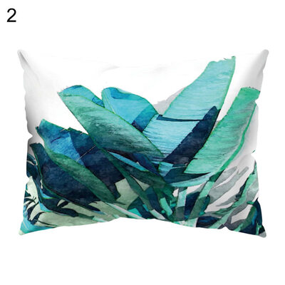 

Fresh English Letters Cloud Flower Pillow Case Cushion Cover Sofa Bed Cafe Decor
