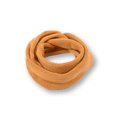 

Children Boys Girls Scarf Knitted Infinity Scarf Solid Color Comfortable Winter Scarf For Kids