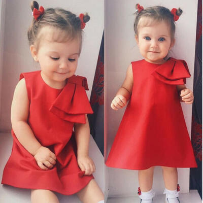 

USStock Flower Girls Princess Dress Kids Baby Party Wedding Pageant Lace Dresses