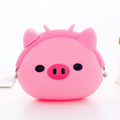 

Cute Mini Purse Soft Buckle Women Wallet Coin Bag Cartoon Silicone Clutch Bag