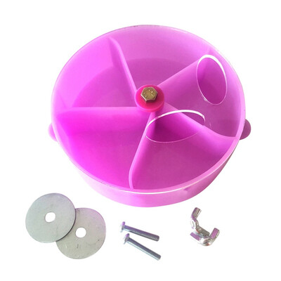 

Pet Foraging Ball for Birds Parrot Feeder with a Wheel Mechanism for Cage Easy to Install