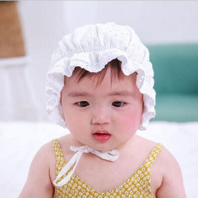 

Infant Baby Girls Cute Cotton Hat Newborn Toddlers Bonnet Little Stars Princess Court Cap