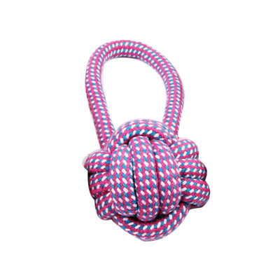 

Stylish Chic Chew Toy with Knot Fun Tough Strong Puppy Dog Pet Play Cotton Rope Ball Toys